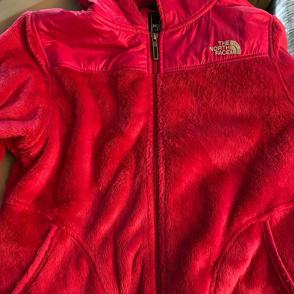 The North Face Pink Zip up cozy jacket